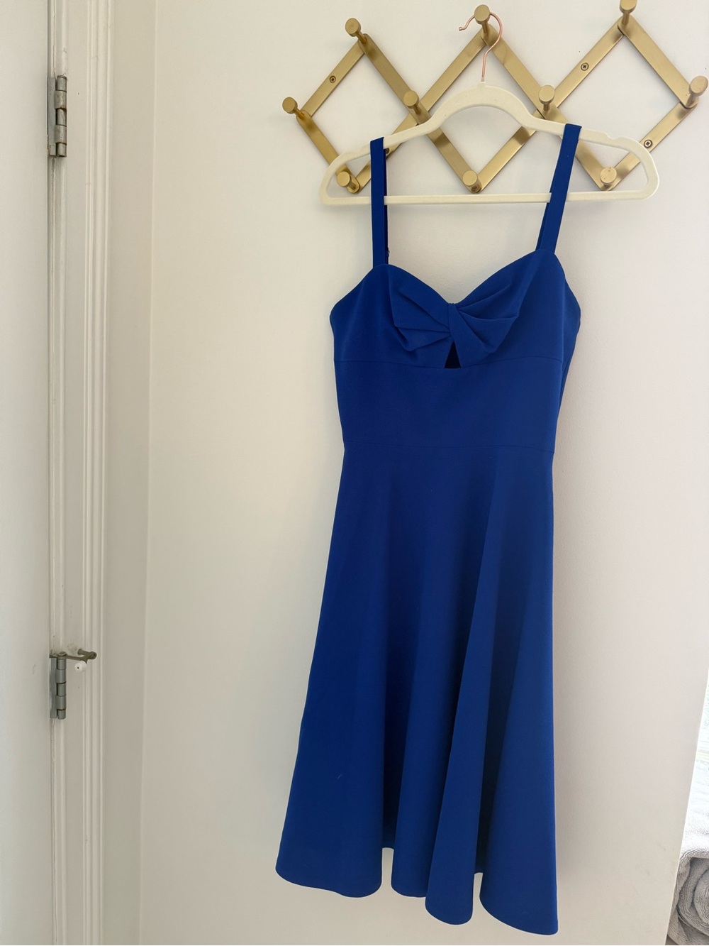 Dress the Population Cobalt Blue Fit-and-Flare Dress